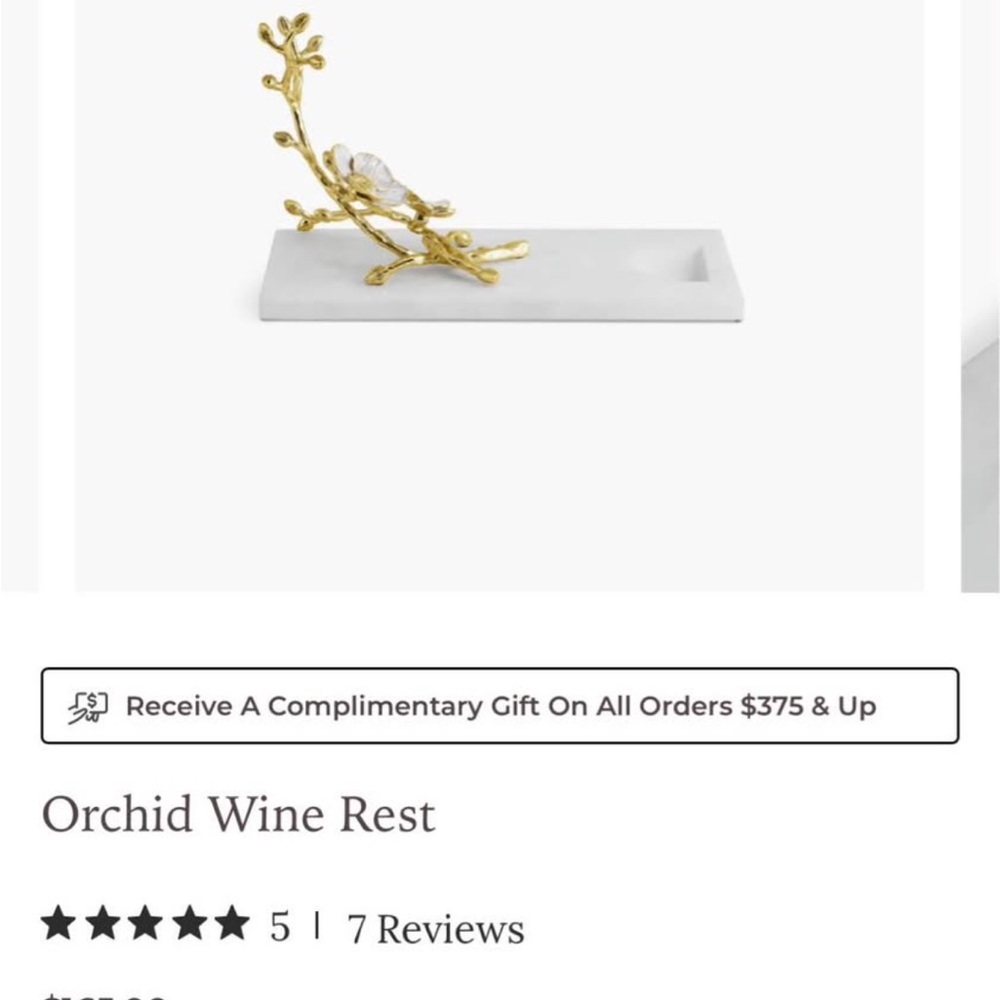 Michael Aram Wine Rest NIB